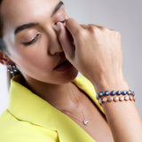 Mina Orange Bracelet - Diamonds