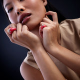 Aïda Red Snapper Pinky Ring - Diamonds