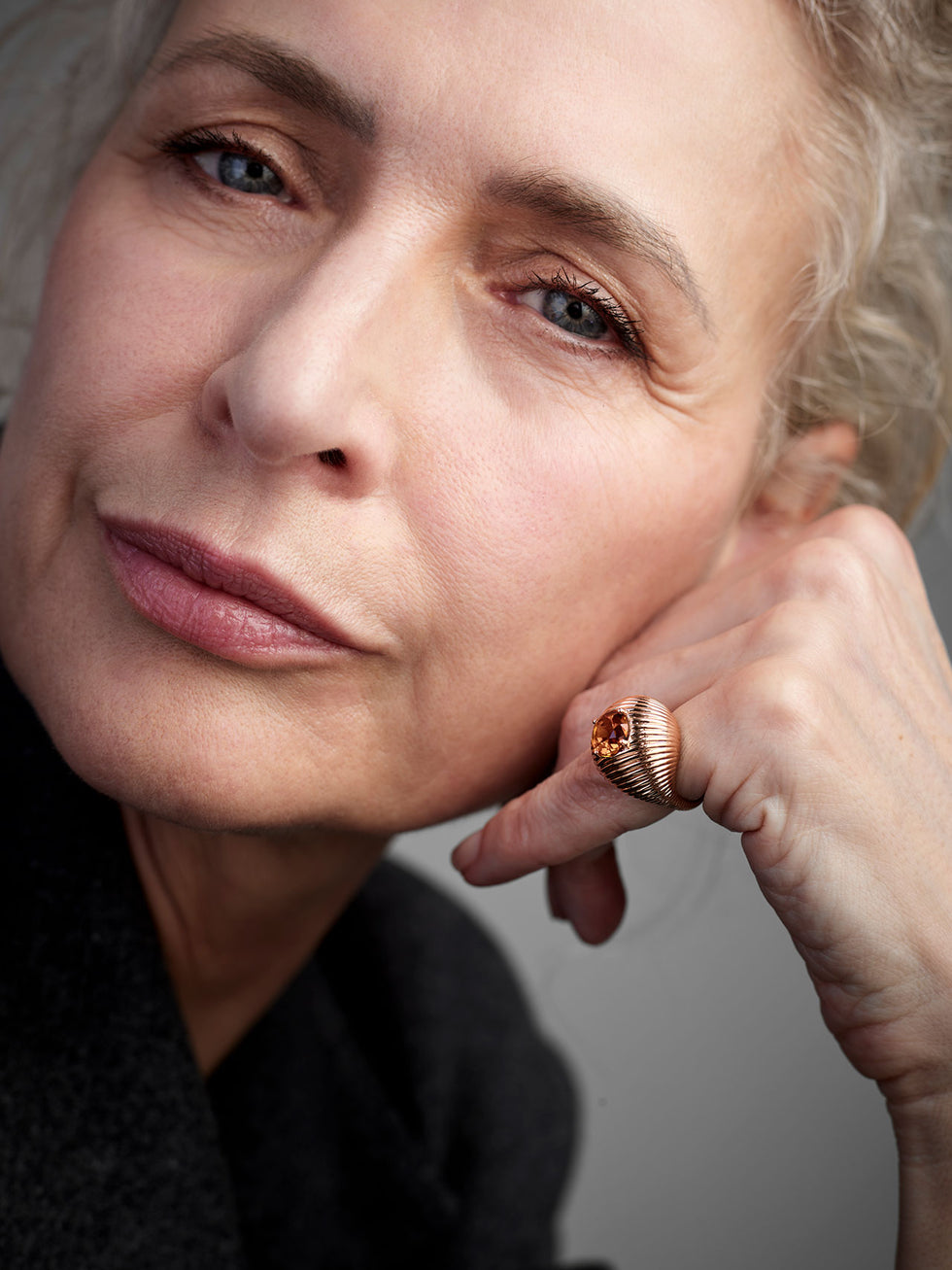 Aura Chevalière Bague - Citrine