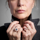 Aura Bague - Peridot - Diamants
