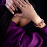 Basilik Ring - Orange Sapphires