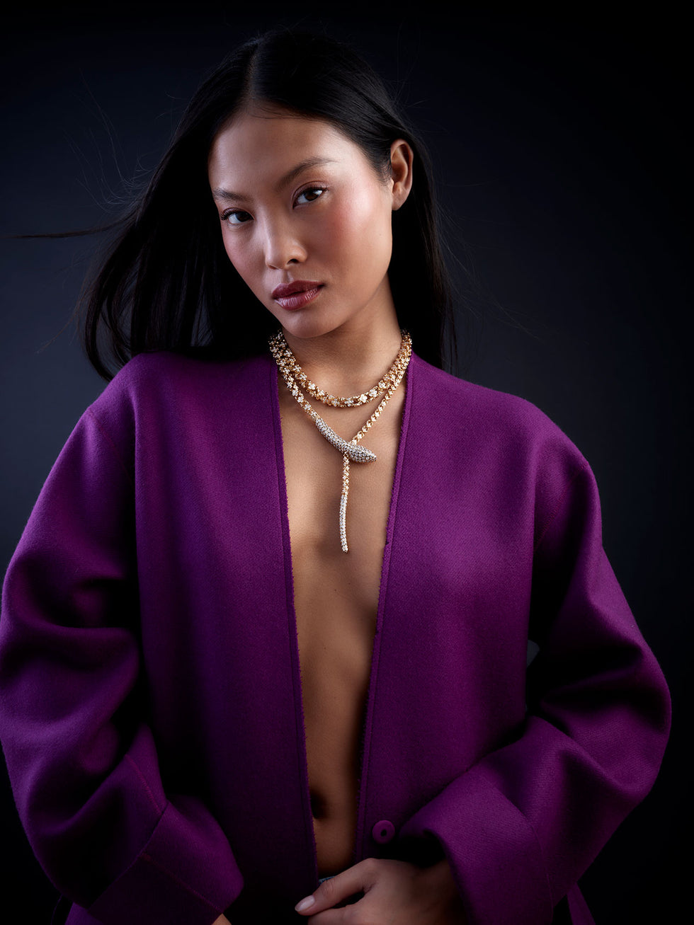 Basilik Necklace - Diamonds