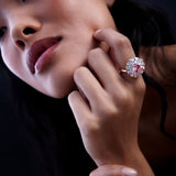 Beirut Ring - Morganite - Diamonds