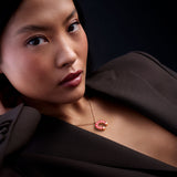 Fortune Red Snapper Pendant - Diamonds
