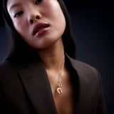 Fortune Kiwi Pendant - Diamonds