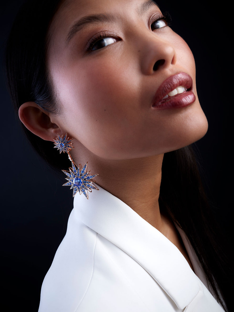 Istanbul Earrings - Blue Sapphires - Tanzanites - Diamonds