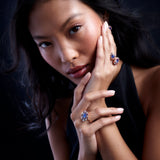 Mille et une nuits Ring - Tanzanite - Rubies - Diamonds