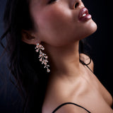 Poppy Earrings - Aquamarines - Morganites - Diamonds