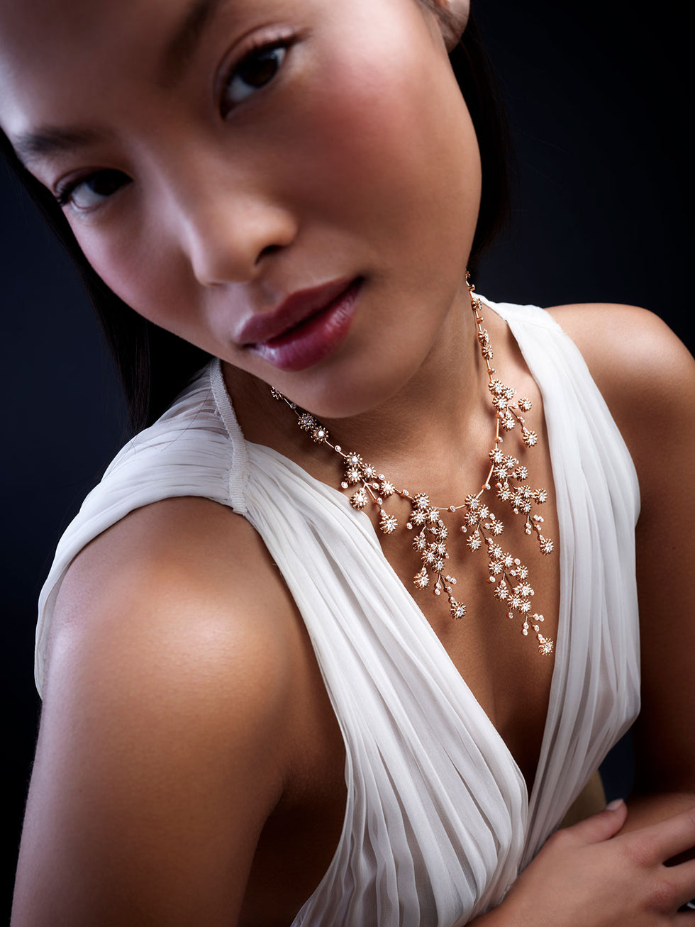 Poppy Necklace - Diamonds