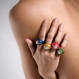 Aïda Sky Blue Ring - Diamonds