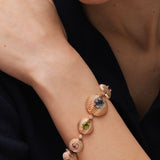 Aura Bracelet - Aigue-Marines - Morganites - Tourmalines - Citrine - Peridots - Diamants