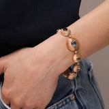 Aura Bracelet - Aigue-Marines - Morganites - Tourmalines - Citrine - Peridots - Diamants
