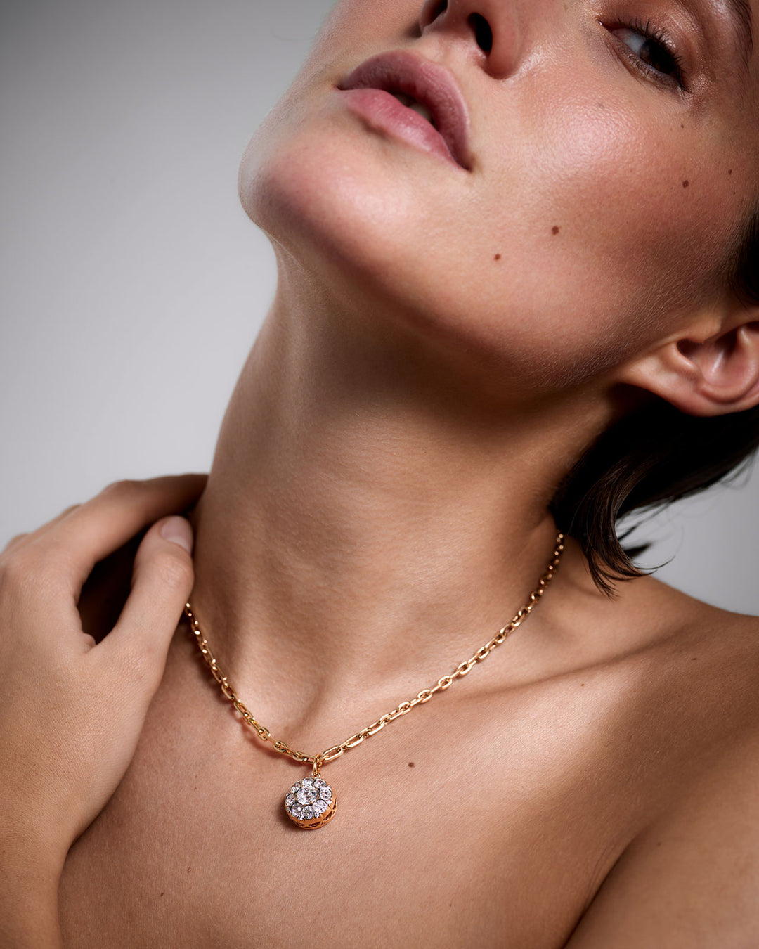 Beirut Rosace Necklace - Diamonds