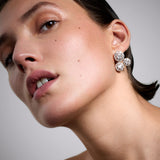 Beirut Rosace Earrings - Diamonds