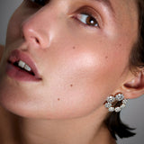 Beirut Rosace Earrings - Diamonds