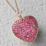 Corazon Yellow Pendant - Tourmalines - Diamonds