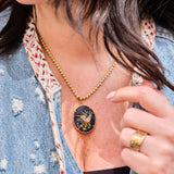 Pendant - Blue Cameo