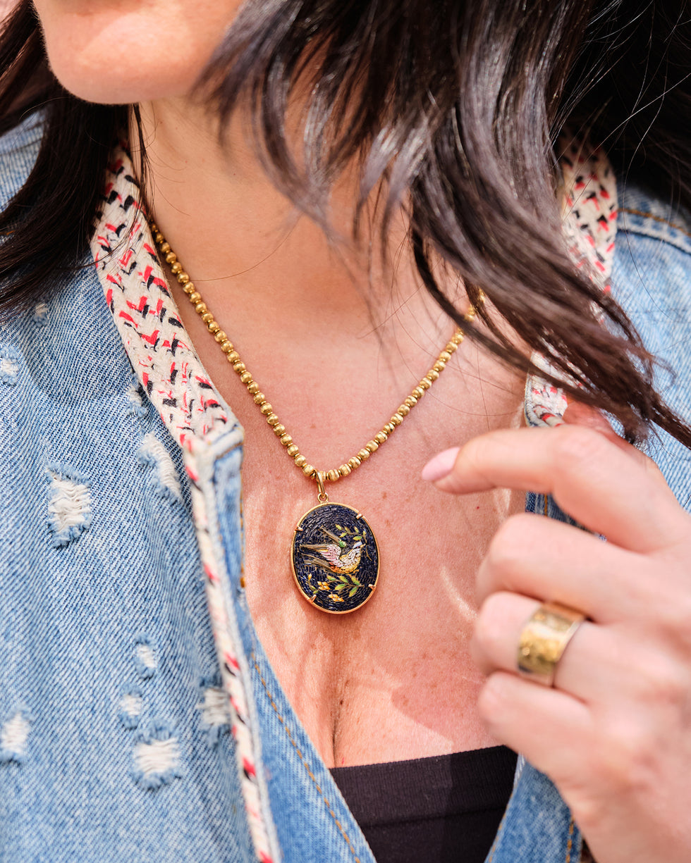 Pendant - Blue Cameo