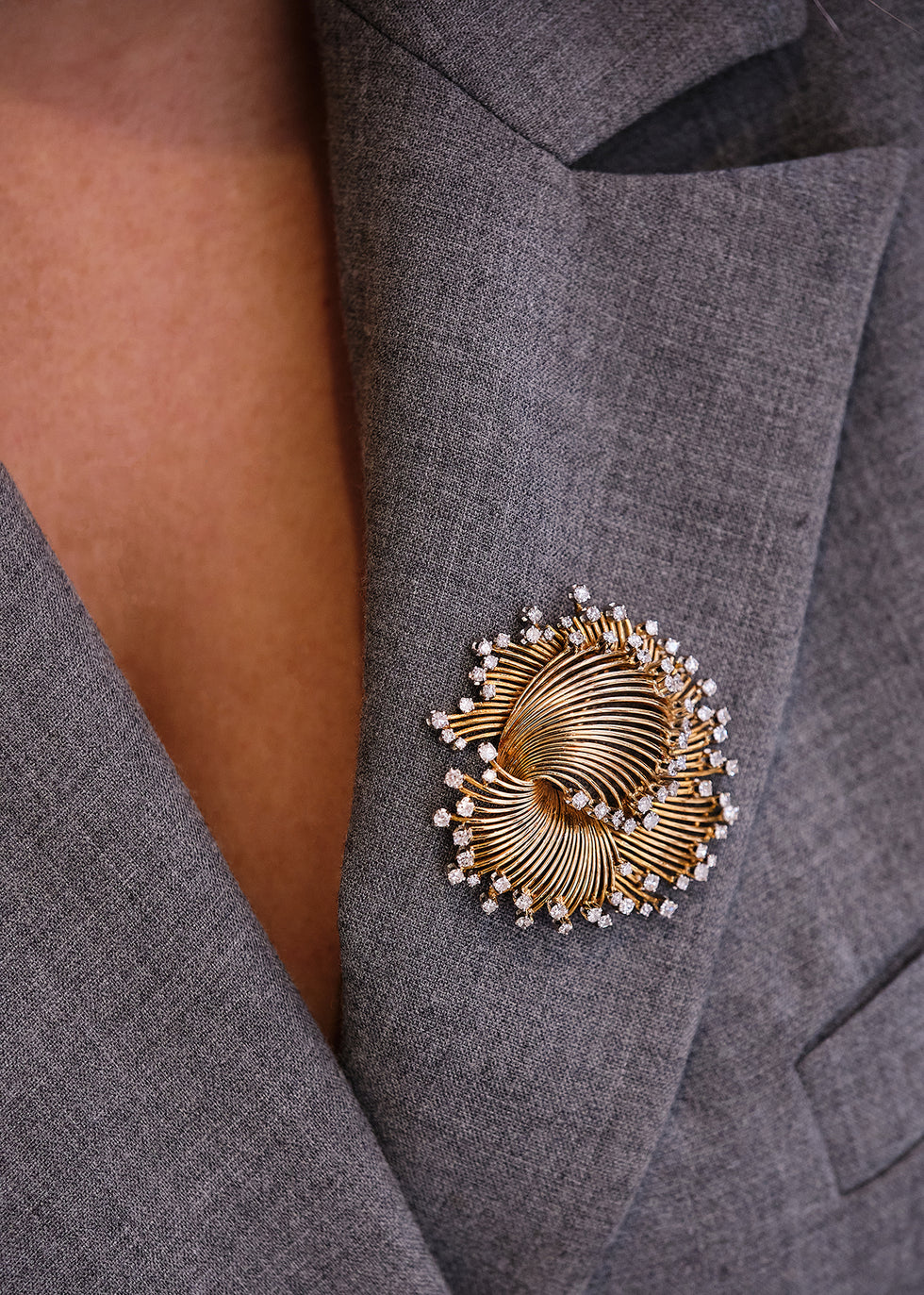 Broche - Diamants