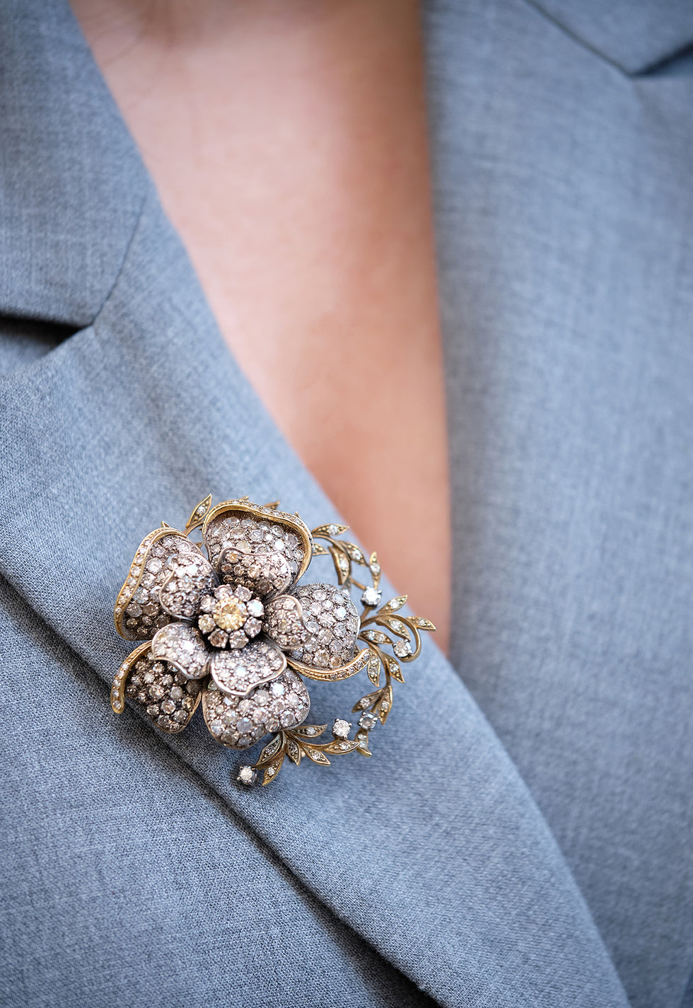 Broche - Diamants