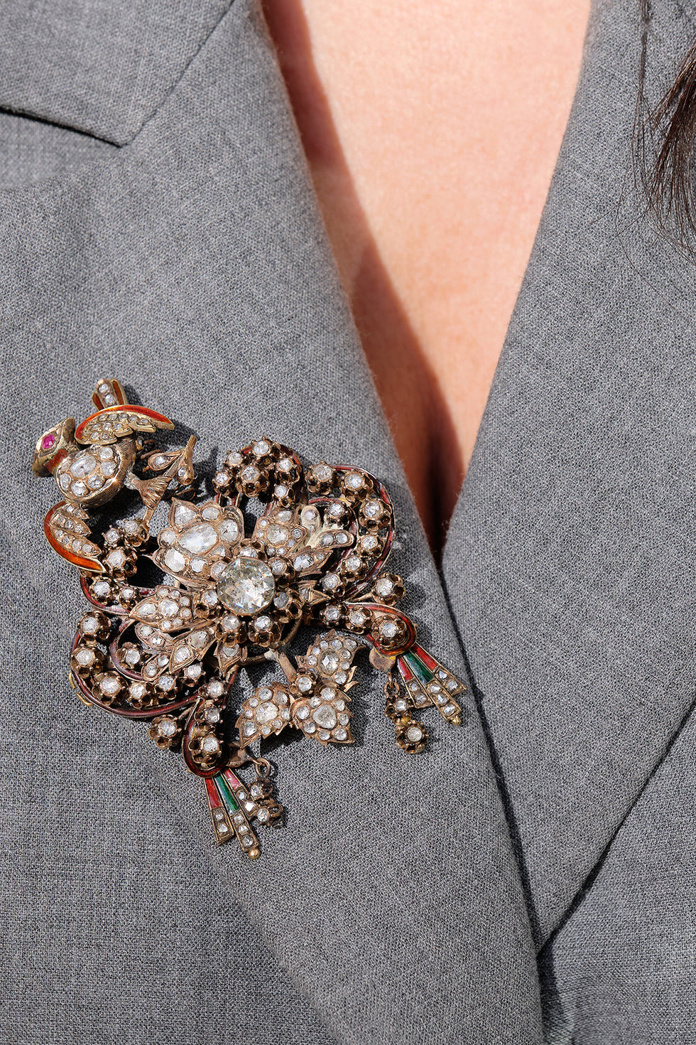 Broche - Diamants