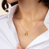 Fortune Yellow Pendant - Diamonds