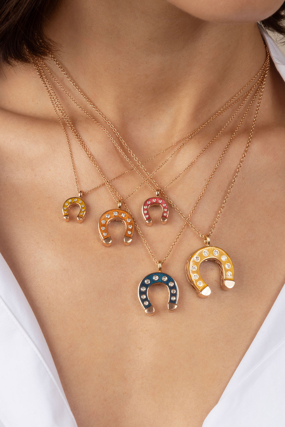 Fortune Ciel Bleu Pendentif - Diamants