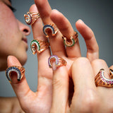 Fortune Ring - Rubies - Diamonds