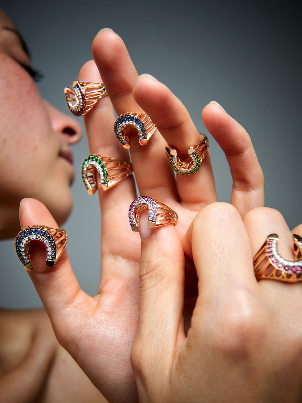 Fortune Ring - Rubies - Diamonds