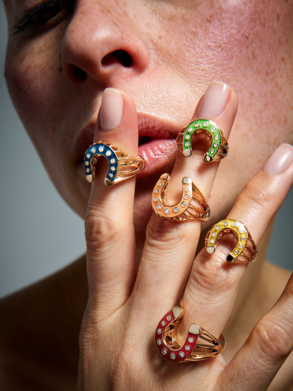 Fortune Vivaneau Rouge Bague - Diamants