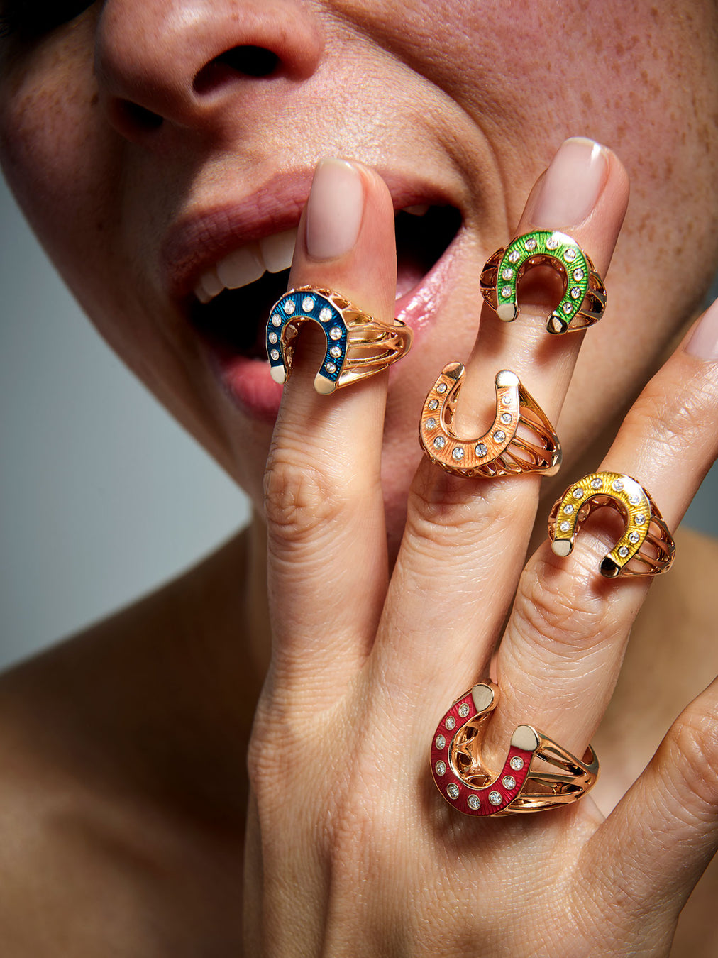 Fortune Kiwi Ring - Diamonds