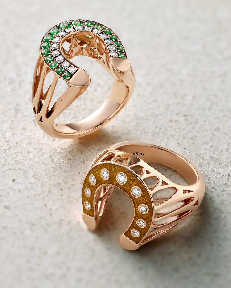 Fortune Jaune Bague - Diamants