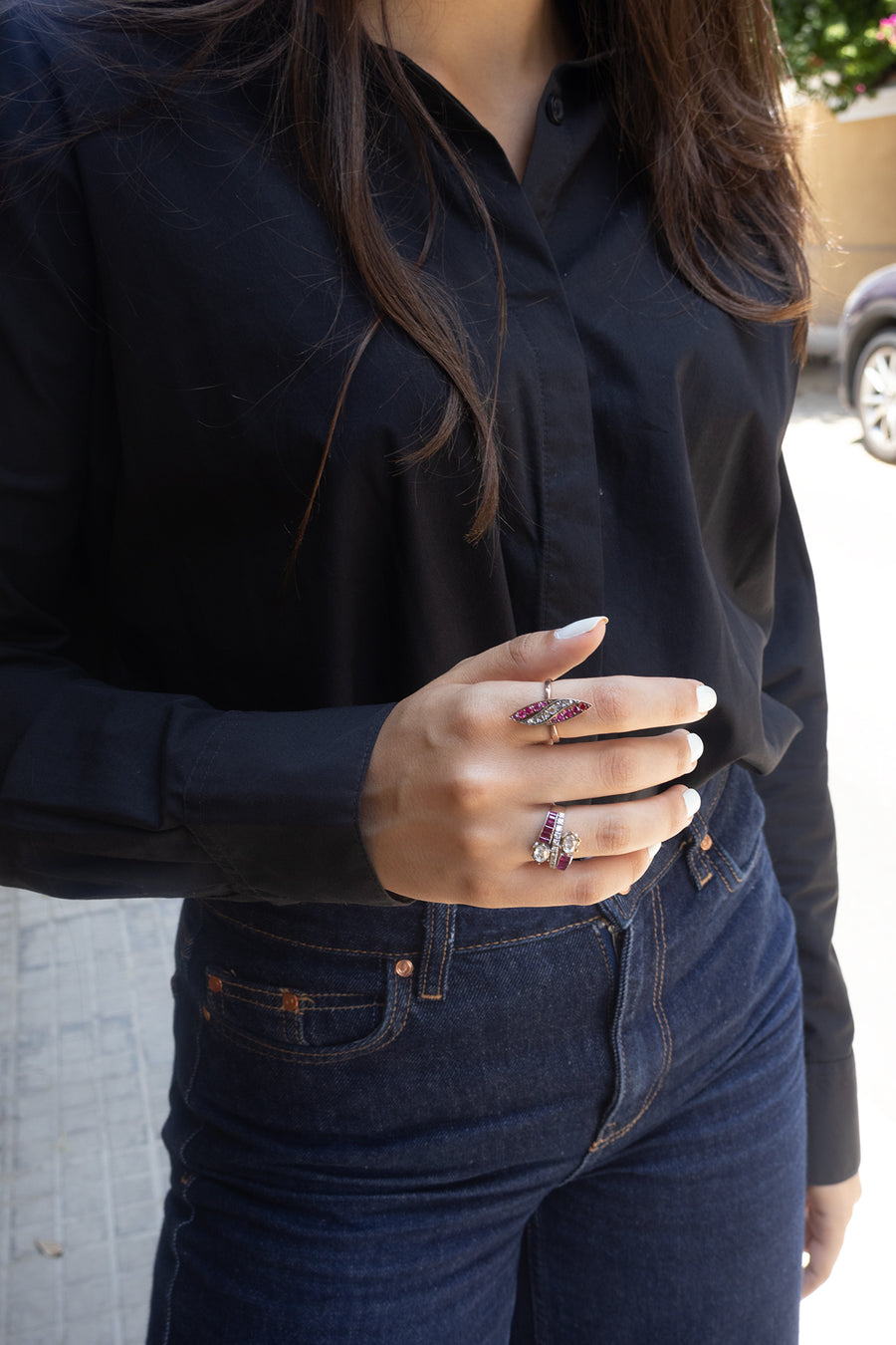 Ring - Rubies - Diamonds