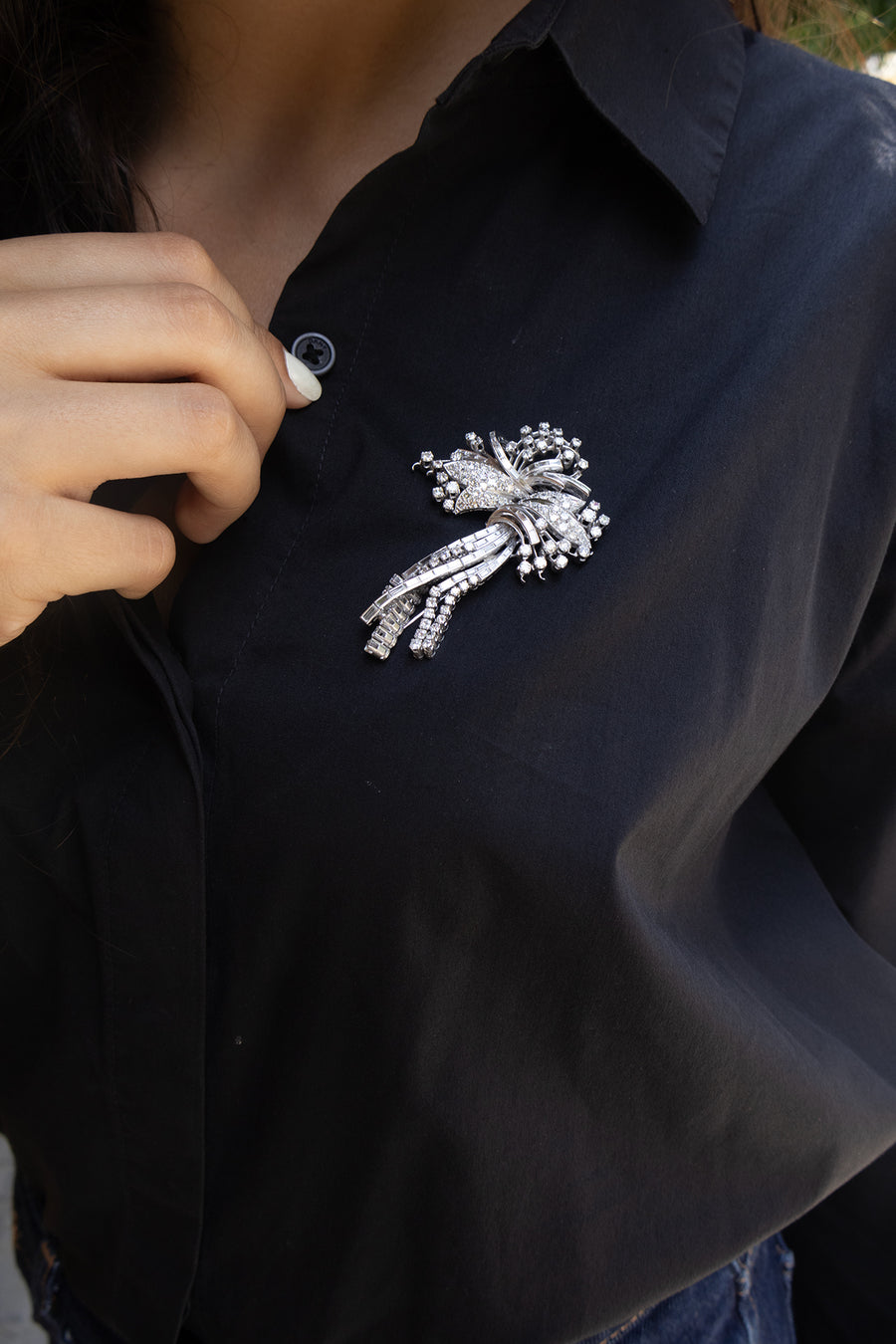 Broche - Diamants