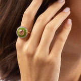 Mina Kiwi Ring - Morganite - Diamonds