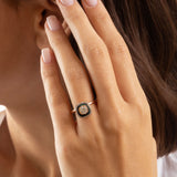 Mina Pètrol Bague - Diamants