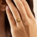 Mina Yellow Ring - Diamonds