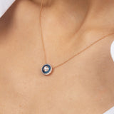 Mina Sky Blue Pendant - Diamonds