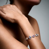 Mina Lilac Bracelet - Sapphires - Diamonds