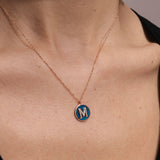 Monogramme Pendentif Colorè - 13.00mm