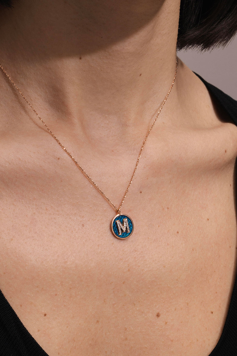 Monogramme Pendentif Colorè - 13.00mm