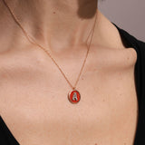 Monogramme Pendentif Colorè - 13.00mm