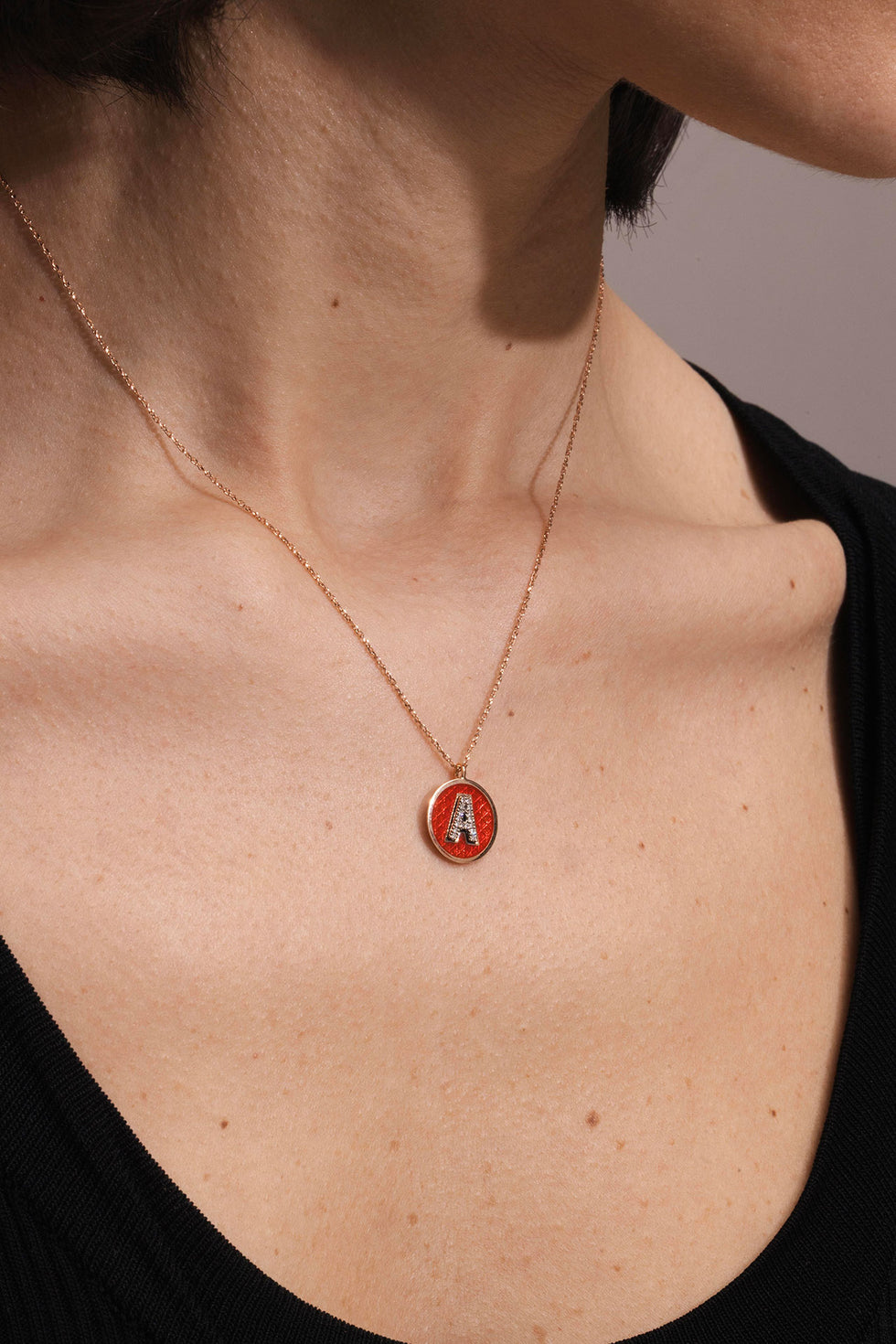 Monogramme Pendentif Colorè - 13.00mm