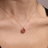 Monogramme Pendentif Colorè - 13.00mm