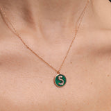 Monogramme Pendentif Colorè - 13.00mm