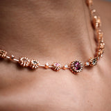 Poppy Necklace - Tourmalines - Diamonds