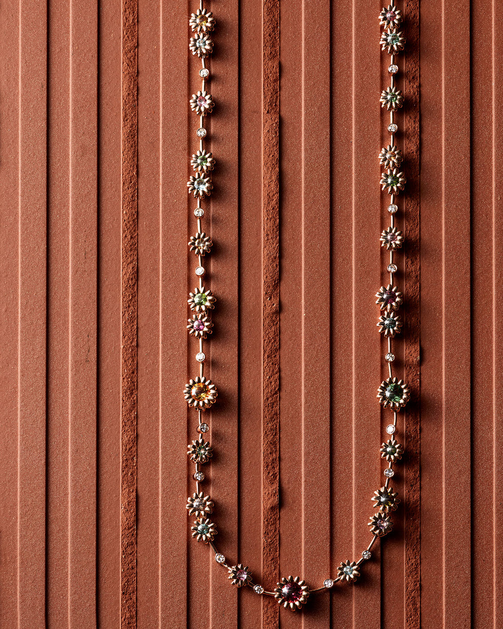 Poppy Necklace - Tourmalines - Diamonds