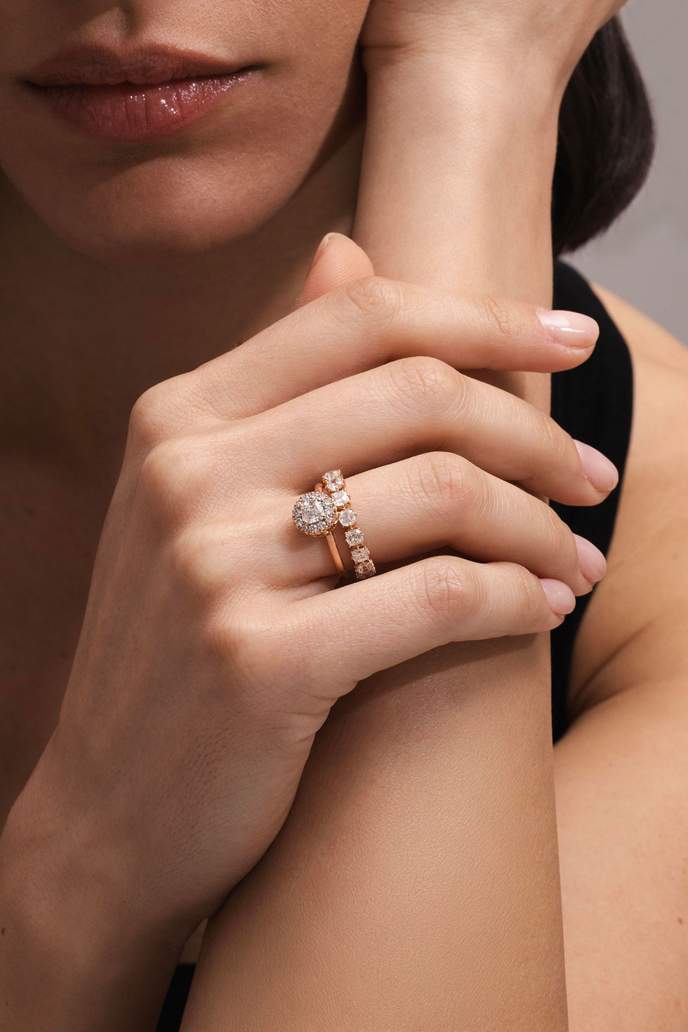 Rêverie Cushion Alliance - Diamonds