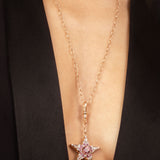 Istanbul Pendentif - Tourmalines Roses - Diamants