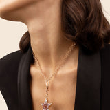 Istanbul Pendentif - Tourmalines Roses - Diamants